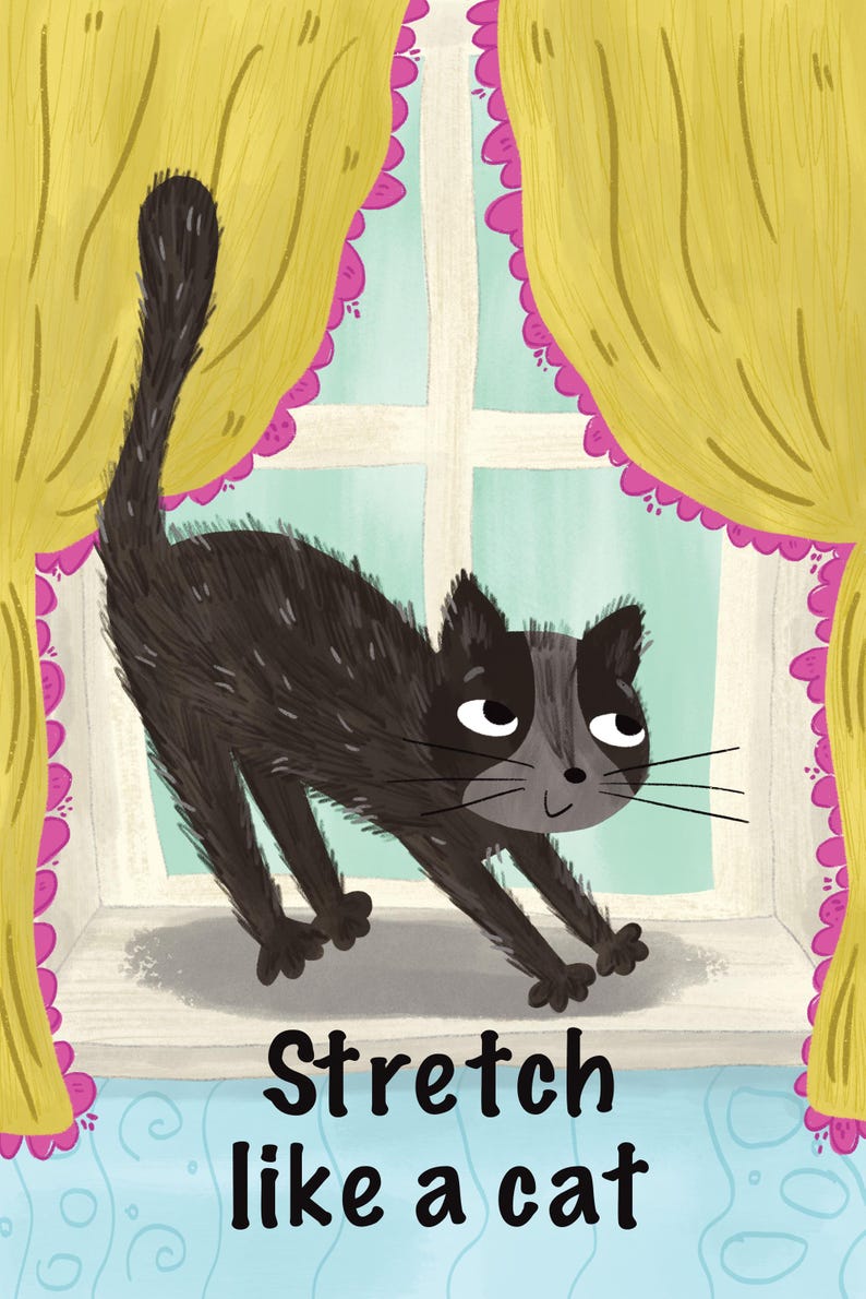 Digital Download. Animal Action Cards: Toddler Active Games - Printable image 6