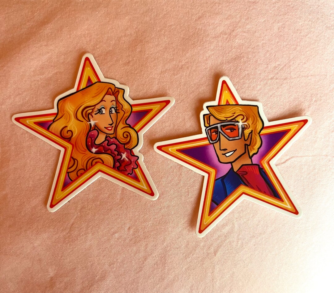 Superstar Stickers - Etsy