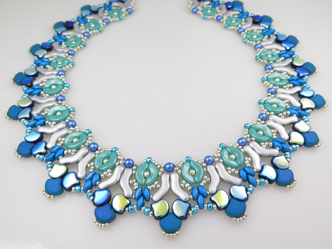 Ice Cream Cone Necklace Beading Tutorial Ginko Bridge Etsy