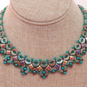 Checkmate Set - Necklace & Bracelet Beading Tutorial – Arcos Puca, Wibeduo, Pearls and Seed beads (PDF)