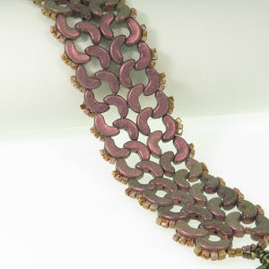 Liens - Tutoriel de perles, Bracelet Arcos par Puca, Motif de perles, Tutoriel de bracelet de perles PDF