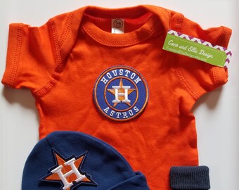 Houston Astros Baby Outfit Houston Astros Baby Shower Giftastros Babynewborn Astroshouston Astros Take Homehouston Astros Newborn