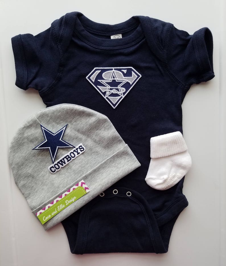 Dallas Cowboys Baby Outfit Newborn Take Home Cowboy Shower Gift
