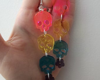 Pan skull earrings