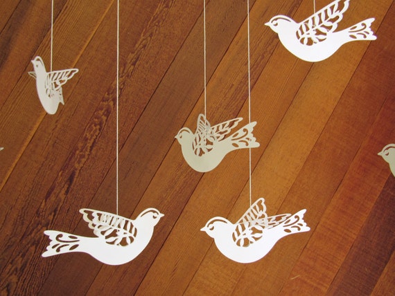Flying Birds Doves Wedding Backdrop Party Decoration Etsy