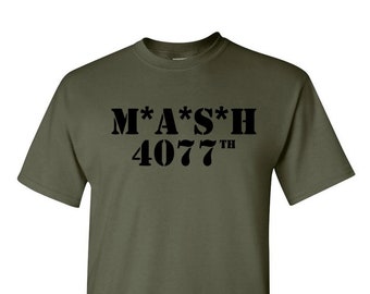 M*A*S*H 4077th T-Shirt CLASSIC Funny Party Vintage TV USA Army