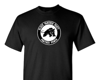 New Black Panther Party Logo T-Shirt Size S to 3XL