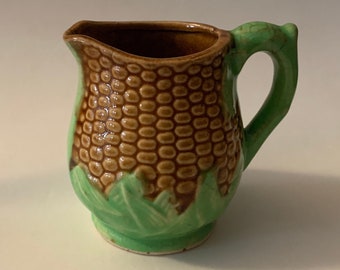 Vintage Mid Century Small Corn On The Cob Pitcher Melted Butter Corn Pitcher Personal Size Creamer