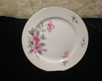 Fine Seyei China Nagoya Japan 649 Dogwood Pattern 6.25" Bread Plate