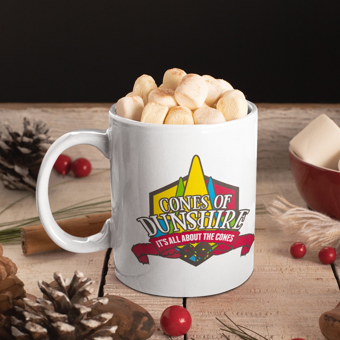 Cones of Dunshire A Parks and Recreation Mug Coffee Tea Etsy