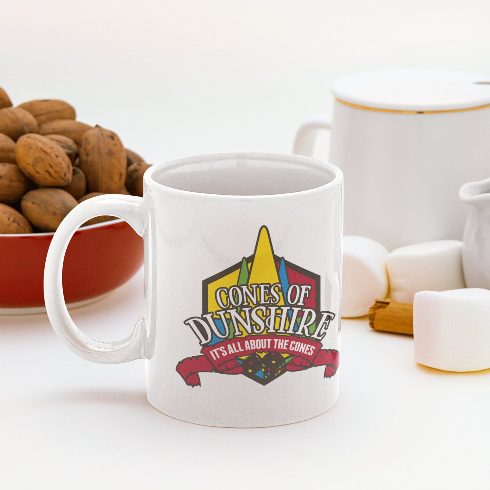 Cones of Dunshire A Parks and Recreation Mug Coffee Tea Etsy