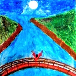 DRAWING, &#39;A Light To Remember&#39;, Colored Pencil, Charcoal, Oil Pastel, on sketch pad, inspirational, EXpressionism