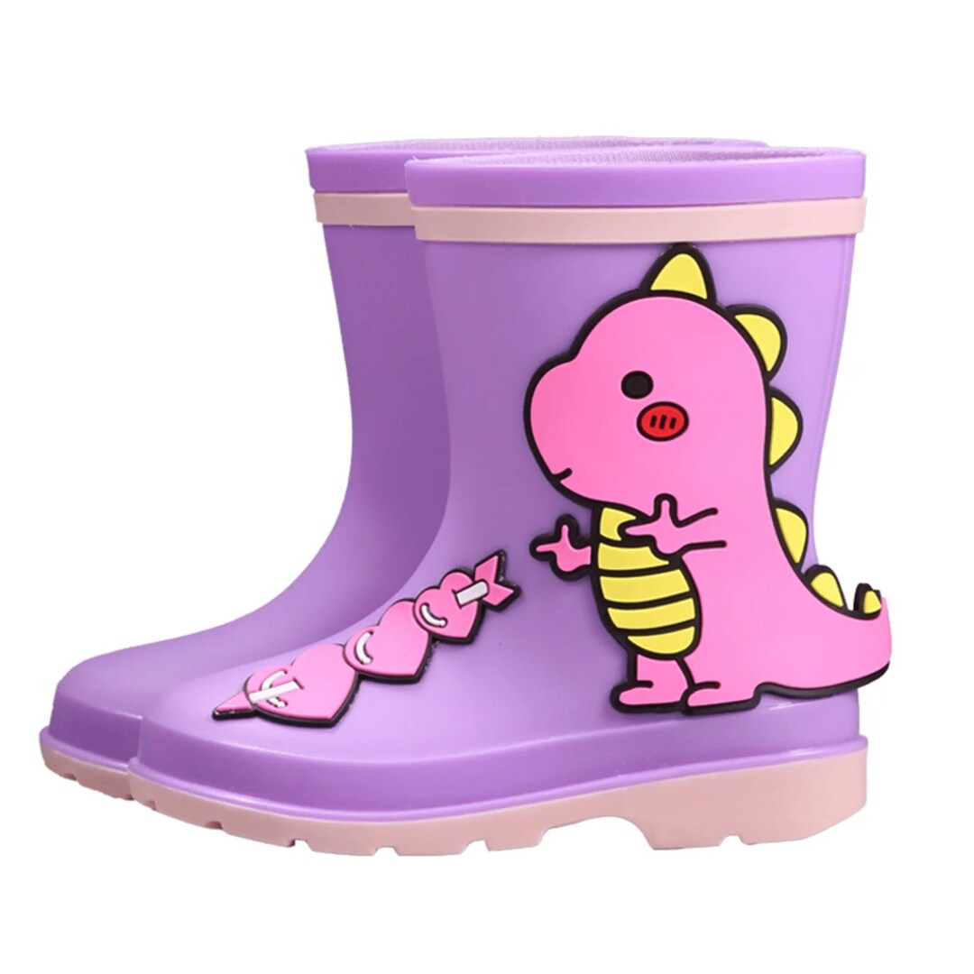 Waterproof Dinosaur Rain Boots Shoes Rubber Kids Rain Boots Etsy