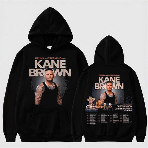 Discover Kane Brown Drunk Or Dreaming Tour Sweatshirt, Kane Brown 2023 Tour Double sided hoodie