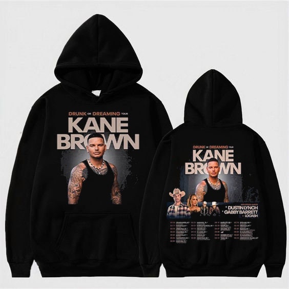 Kane Brown Drunk Or Dreaming Tour Sweatshirt, Kane Brown 2023 Tour Double sided hoodie