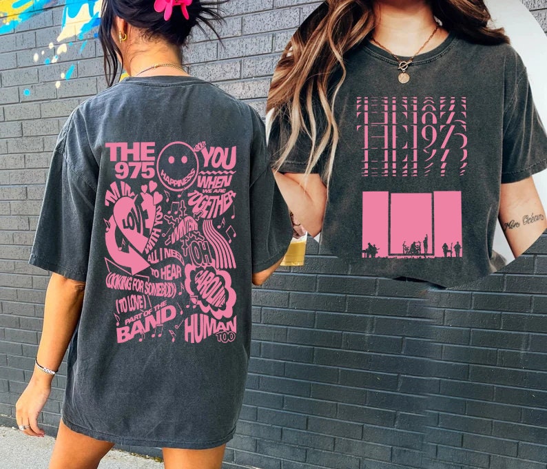 The 1975 Vintage Retro Shirt, The 1975 Double Sided Shirt