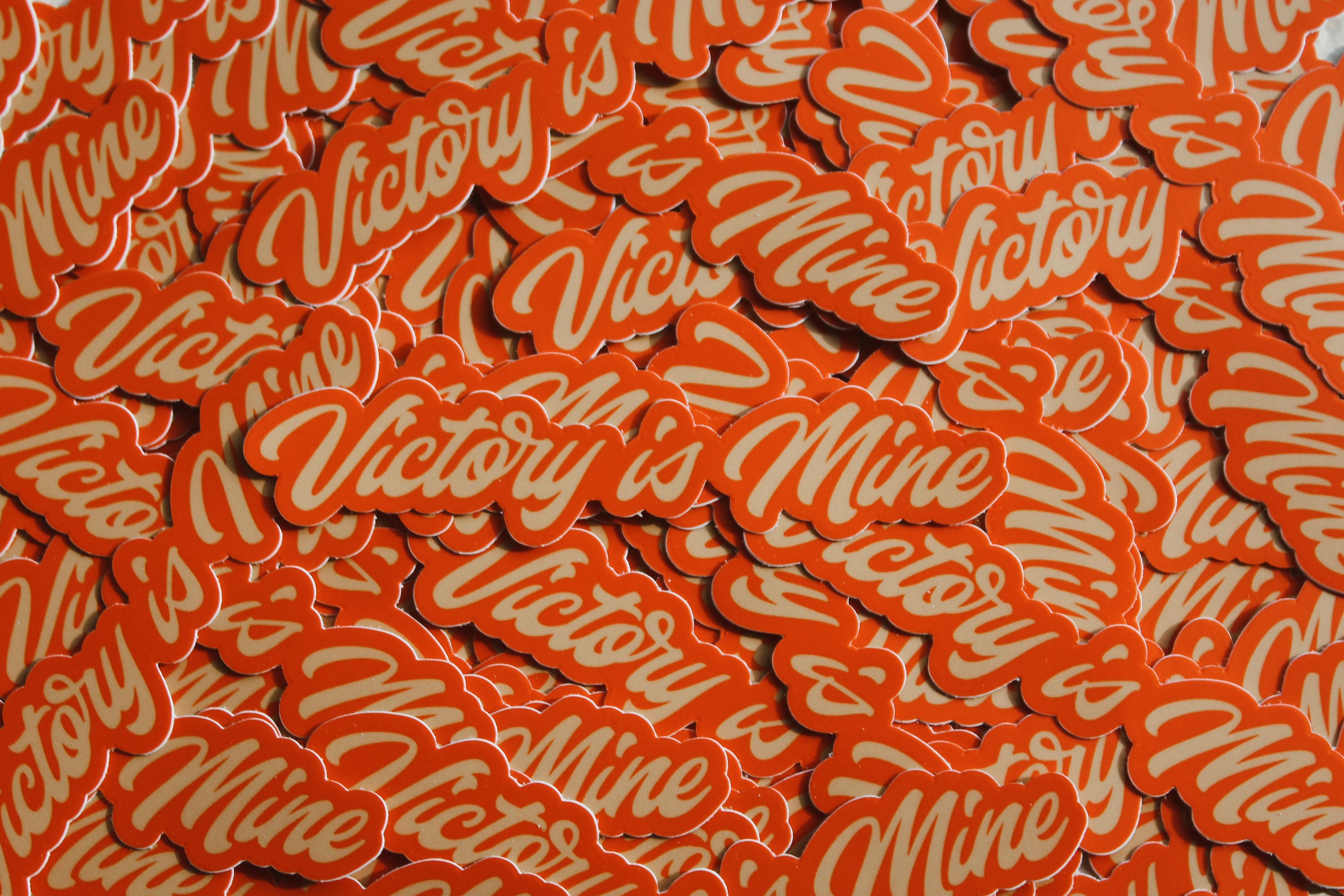 Victory is Mine Vinyl Sticker | Etsy