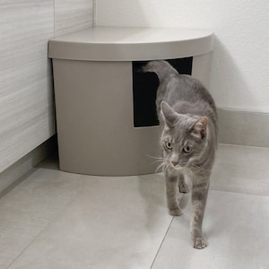 Kitangle Corner Kitty Litter Box