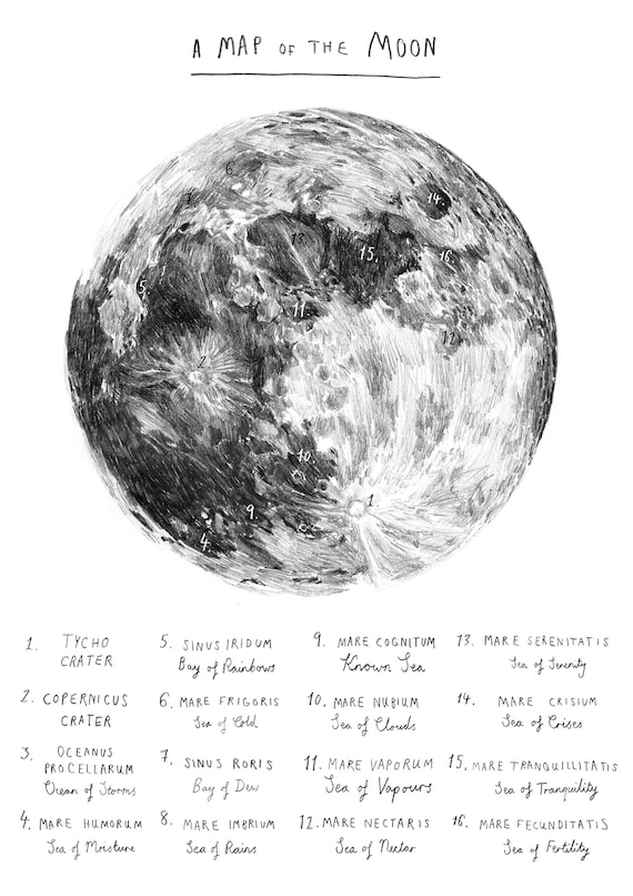 A5 Print MOON