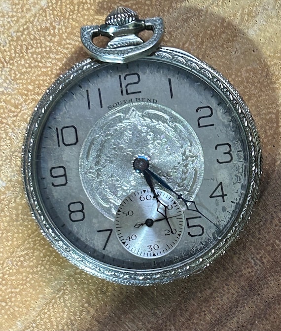 1922 South Bend Open-faced Watch 19 Jewels Serial… - image 1