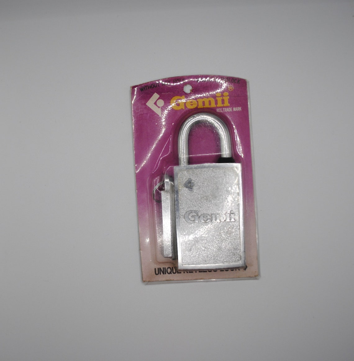 Gemii Padlock Keyless Lock Made in Taiwan R.O.C. Etsy