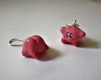Kirby earrings but THICC