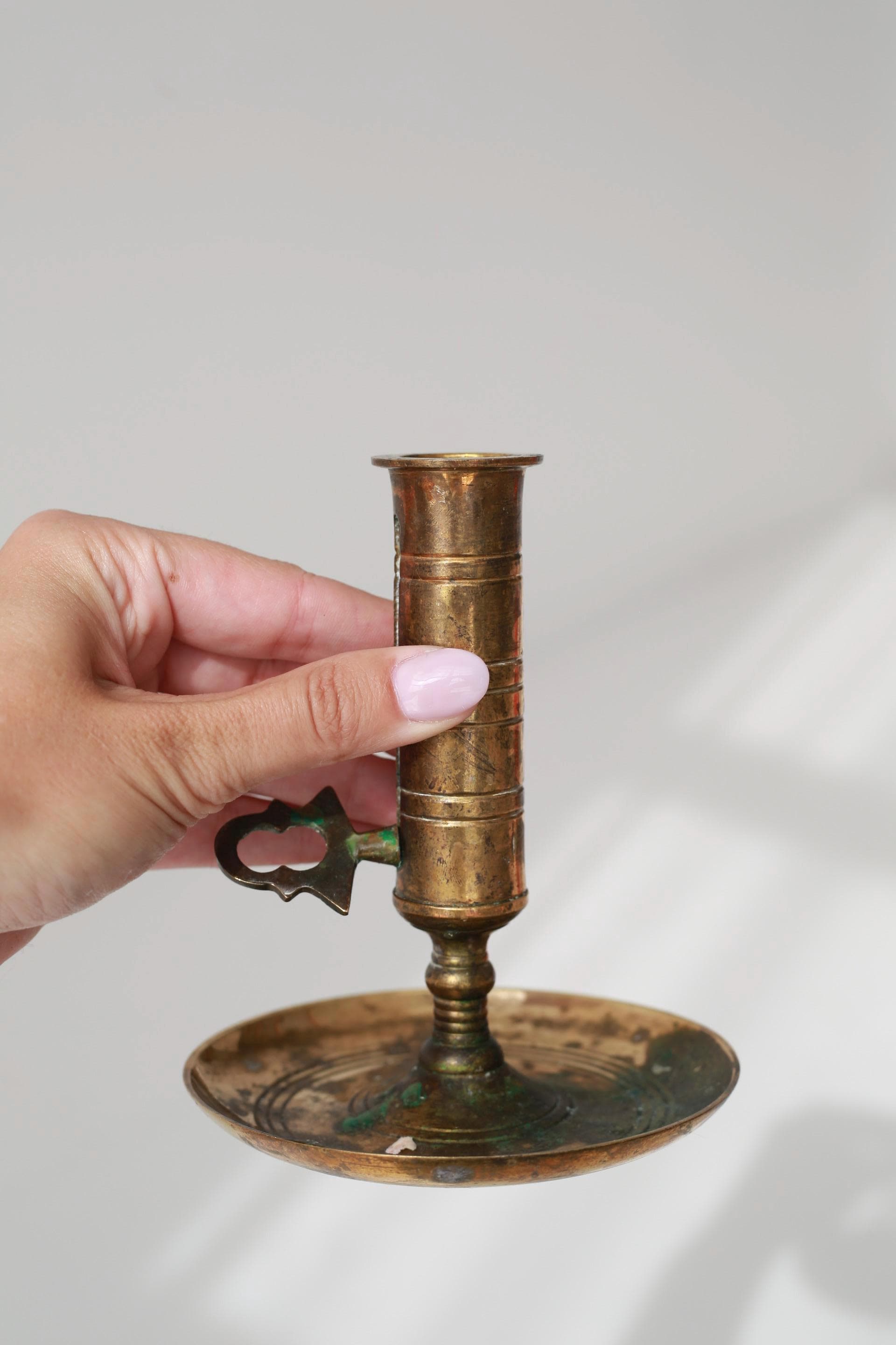 Antique Chamberstick - Etsy