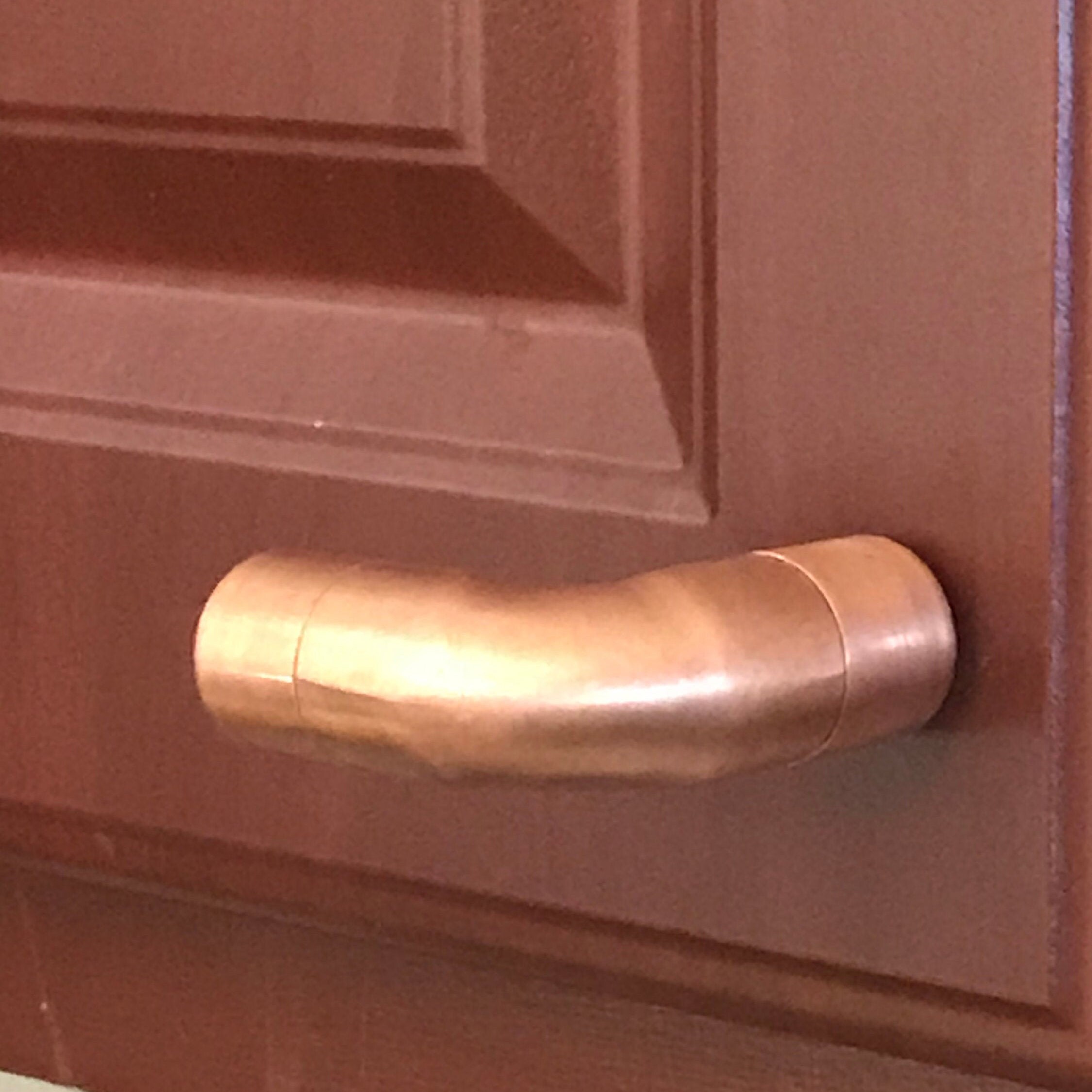 Door Pull Copper L Shape Drawer Dresser Handle Etsy