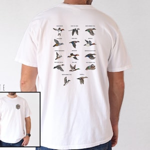 Duck Shirt, Comfort Colors Tee, Duck Hunter Gift, Gift for Men, Gift for Husband, Gift for Dad, American Hunter, Duck Season White