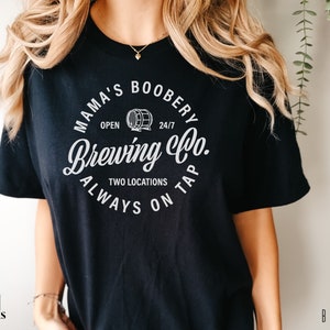 Mama&#39;s Boobery Brewing Co Shirt, Comfort Colors Tee, Nursing Mom Tshirt, Funny Mom Shirt, Breastfeeding Tee, Funny Mom to Be Gift