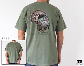 Turkey Shirt, Comfort Colors Tee, Turkey Hunter Gift, Gift for Men, Gift for Husband, Gift for Dad, American Hunter, Turkey Season