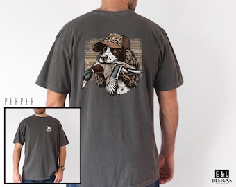 Bird Dog Shirt, Comfort Colors Tee, Duck Hunter Gift, Gift for Men, Gift for Husband, Gift for Dad, American Hunter, Duck Season, Duck Dog