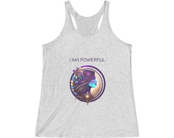 Women's Affirmation Tri-Blend Racerback Tank