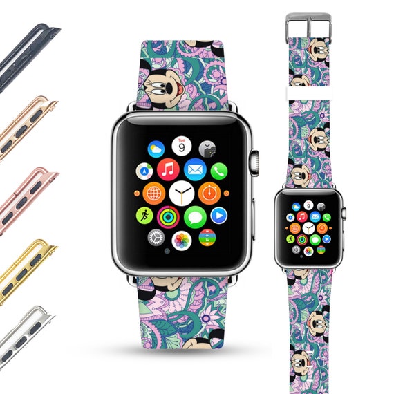 floral apple watch band women flower apple watch strap | Etsy