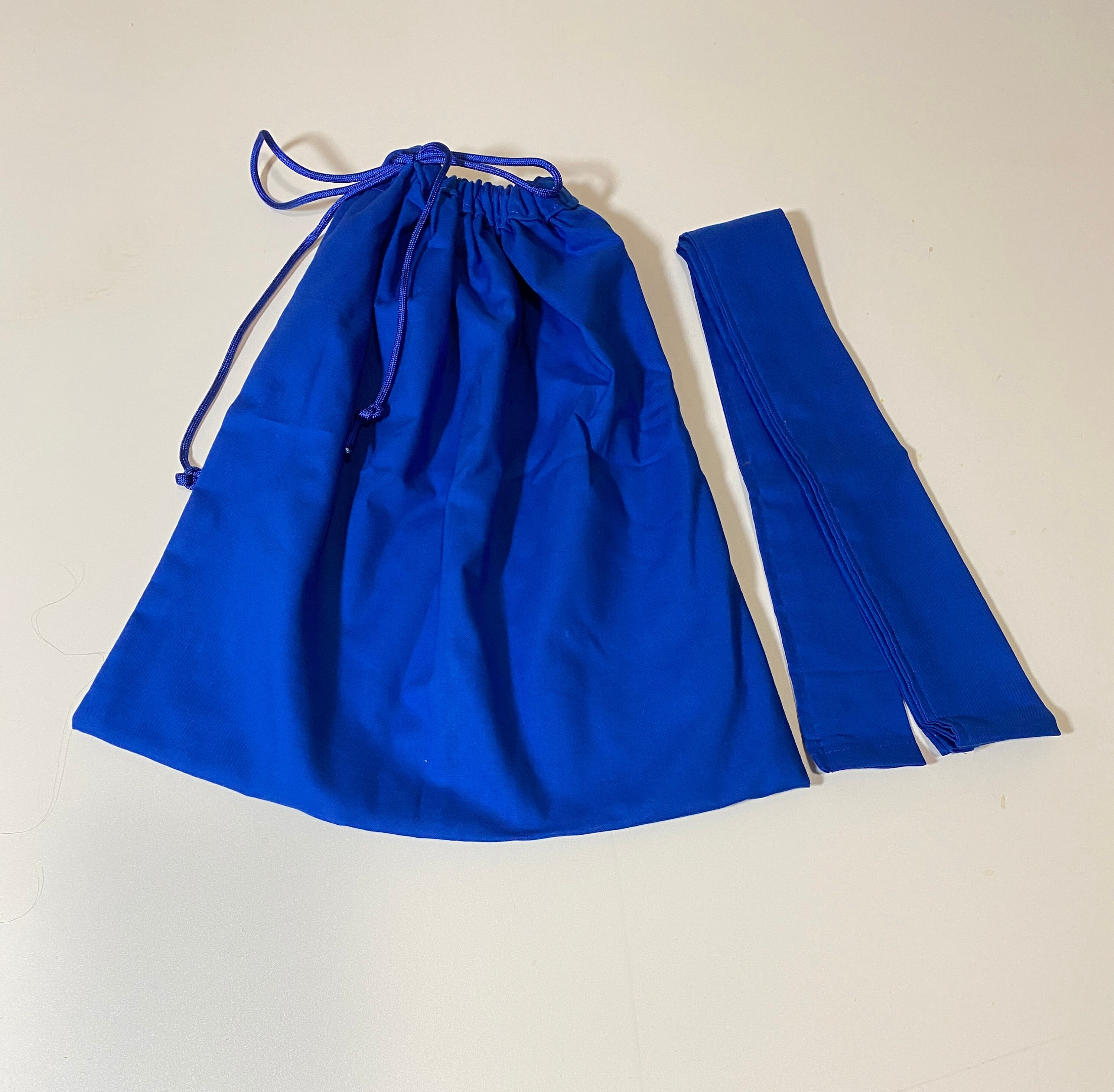 Blue Foley Bag Cover w/ Tube Cover