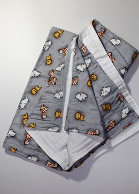 Elephant Lion Giraffe Comfort Blanket Etsy