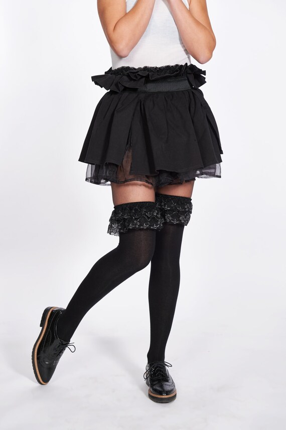 black short tutu skirt
