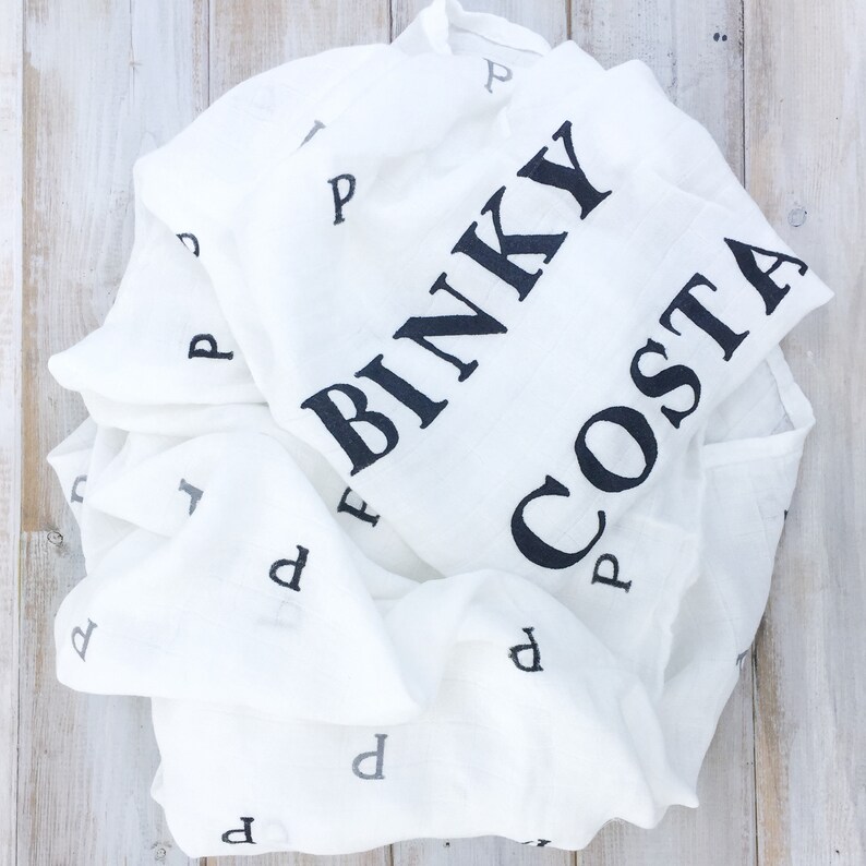Baby Blanket Personalized Baby Blanket Newborn Muslin Etsy