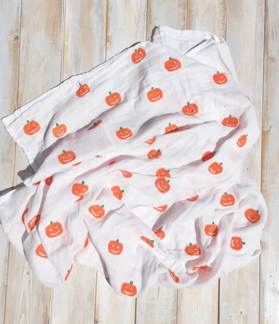 halloween muslin swaddle