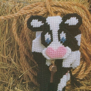 Vintage PDF plastic canvas pattern - Farmer&#39;s Friends