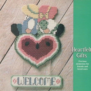 Country Welcome PDF plastic canvas pattern
