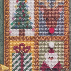 Welcome Christmas PDF plastic canvas pattern