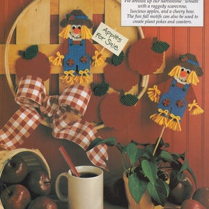 Plastic canvas vintage PDF pattern - harvestime fun