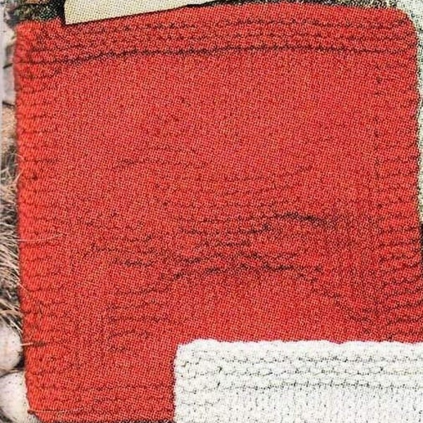 Cardinal Knit Dishcloth digital pattern