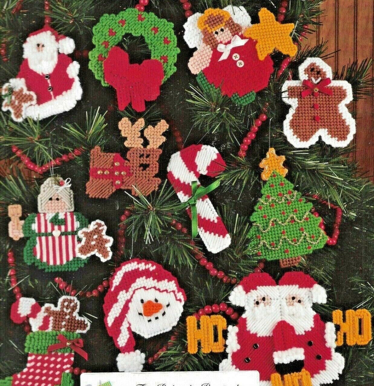 Kitty Cat Bulb Christmas Ornament- Plastic Canvas Pattern or Kit
