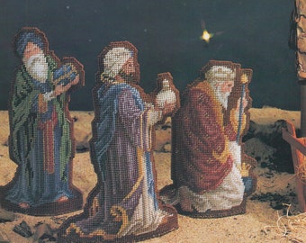 The Three Wise Men PDF plastic canvas pattern