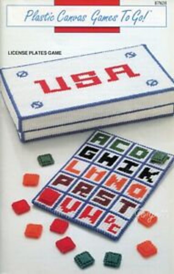 Plastic Canvas Games to Go DIGITAL Plastic Canvas Pattern Book Etsy