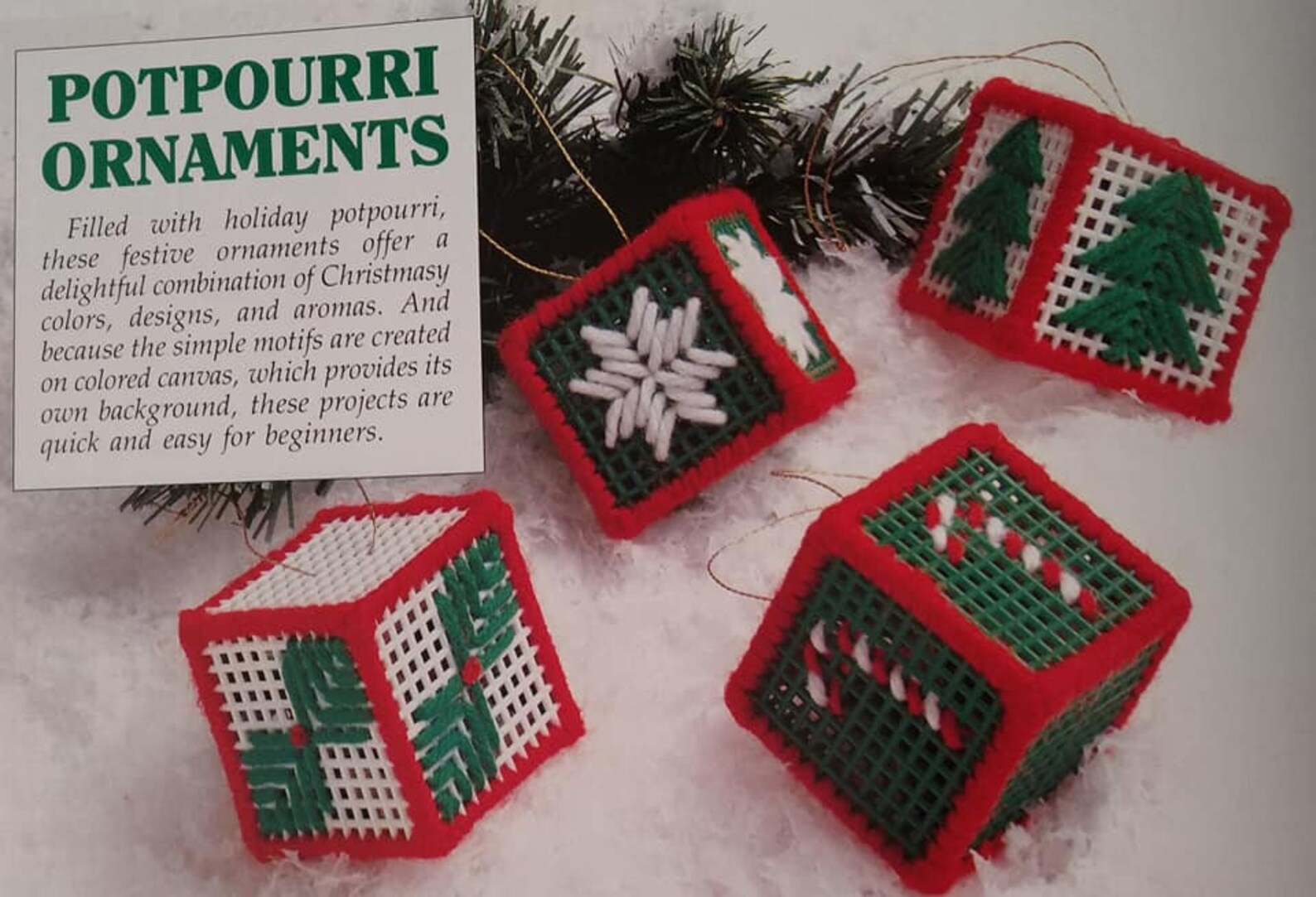 Potpourri Ornaments DIGITAL Plastic Canvas Pattern W/BONUS Etsy