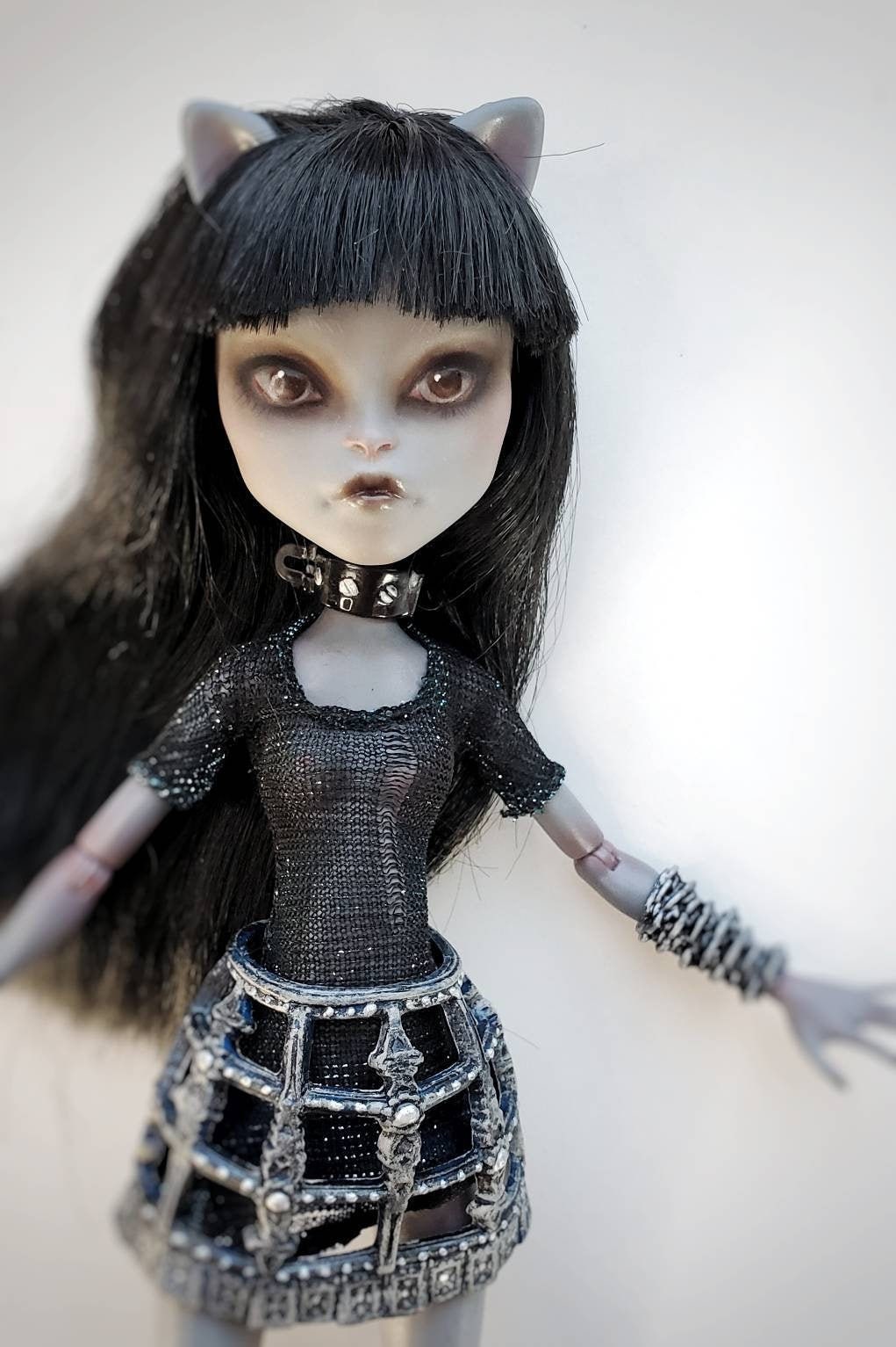 OOAK Monster High Repaint OOAK Doll Repaint Onyx Ever After | Etsy