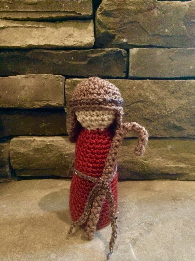 Medium Crochet Nativity
